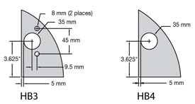 HB3-HB4 Drilling Pattern